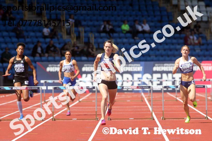 Womens 400 metres hurdles, World Championship Team Trials, Alexander Stadium, Birmingham